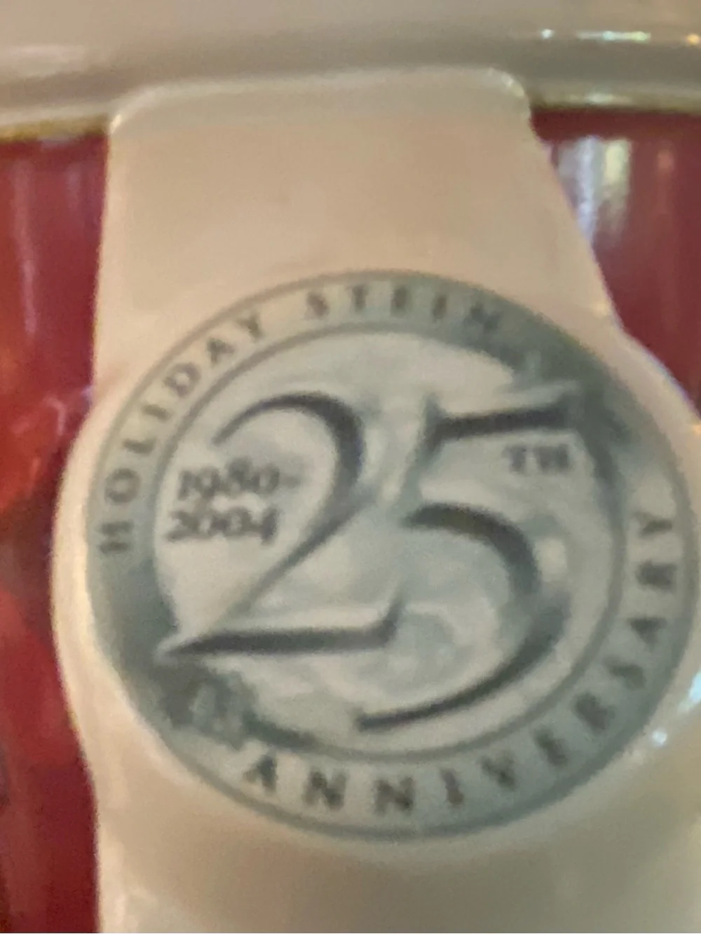 PRICE DROP Budweiser 2004 Holiday Stein - 25th Anniversary